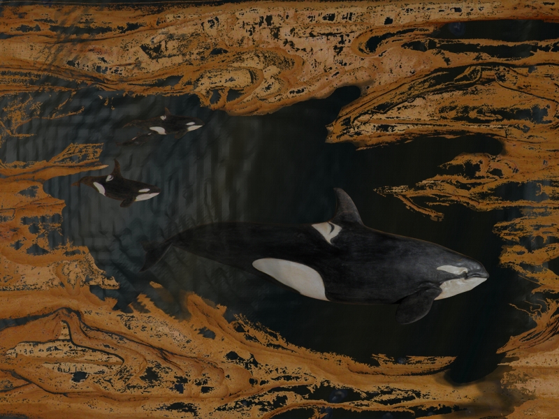 wood sculpture digital art collage